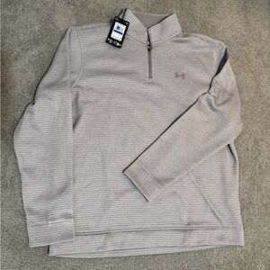 NWT Under Armour Golf Quarter Zip Sz XL Men’s Gray